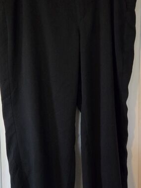 Old Navy Womens Black Wide Leg Pull On Pockets XXL High Rise Comfort Waistband